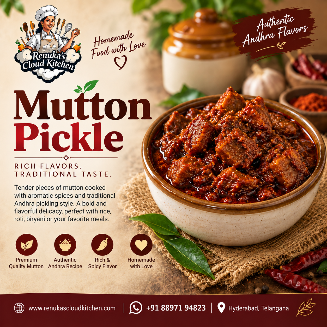 Mutton Pickle (1kg)